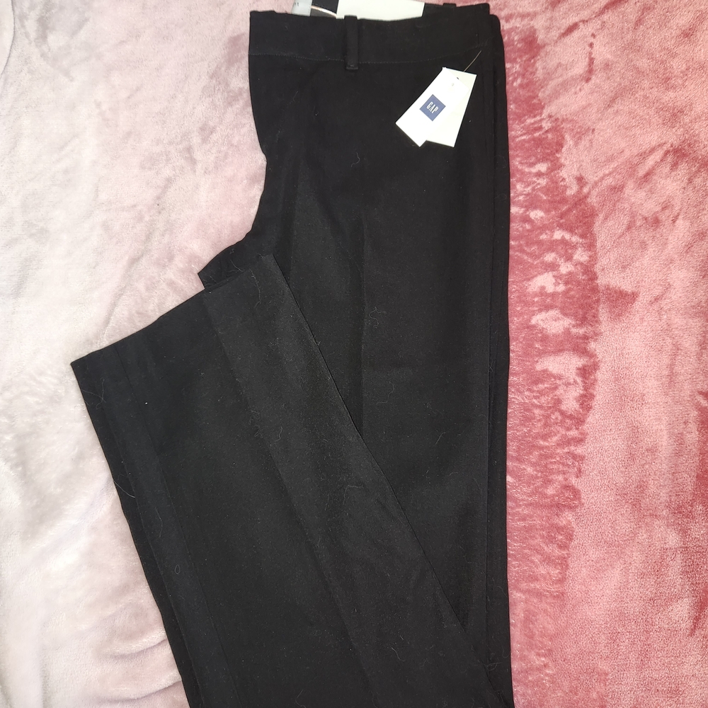 GAP Women's Classic Black Straight-Leg Dress Pants